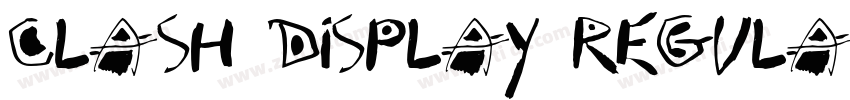 Clash Display Regula字体转换